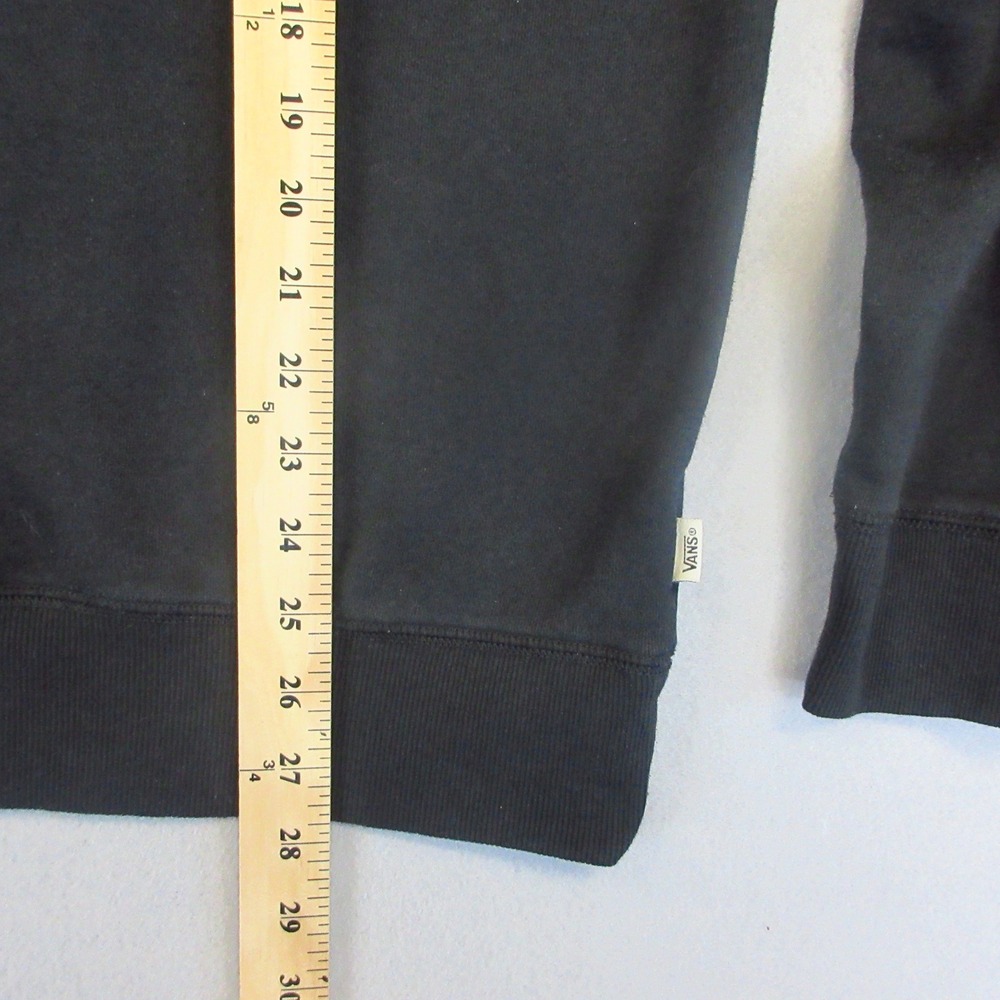 Vans Sweatshirt Mens M Black Off The Wall Graphic C.A. Old Skool Crew Skate 1366 - Picture 6 of 8
